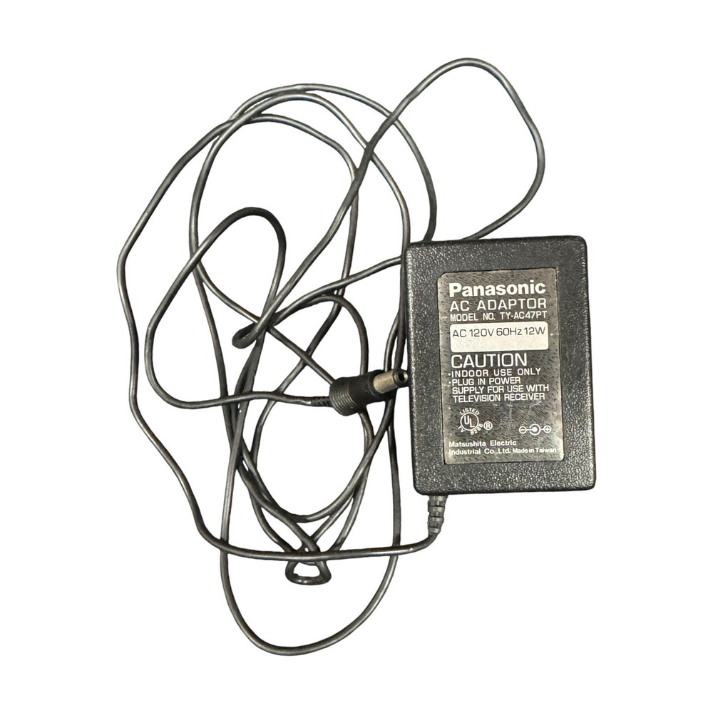 Panasonic TY-AC47PT AC Power‎ Supply Charger Adapter 120V 60Hz 12 W
